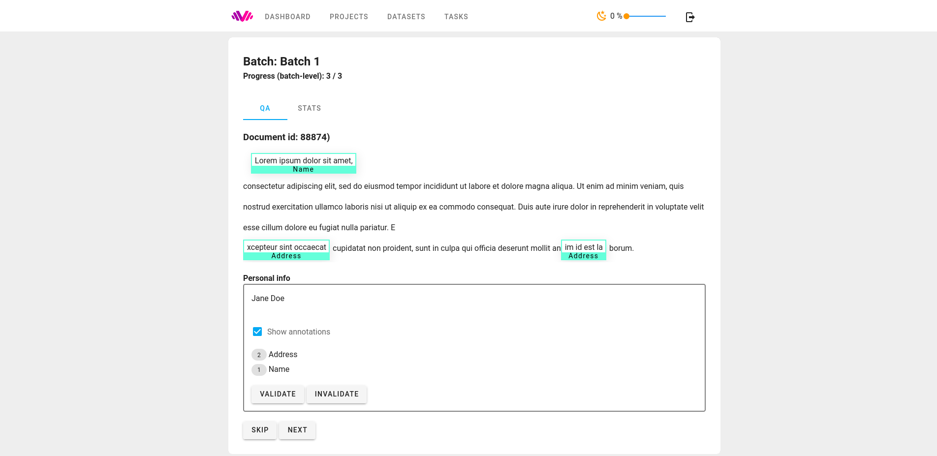Entity annotation